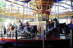 The merry go round at Glenleg is a 1928 vintage carousel