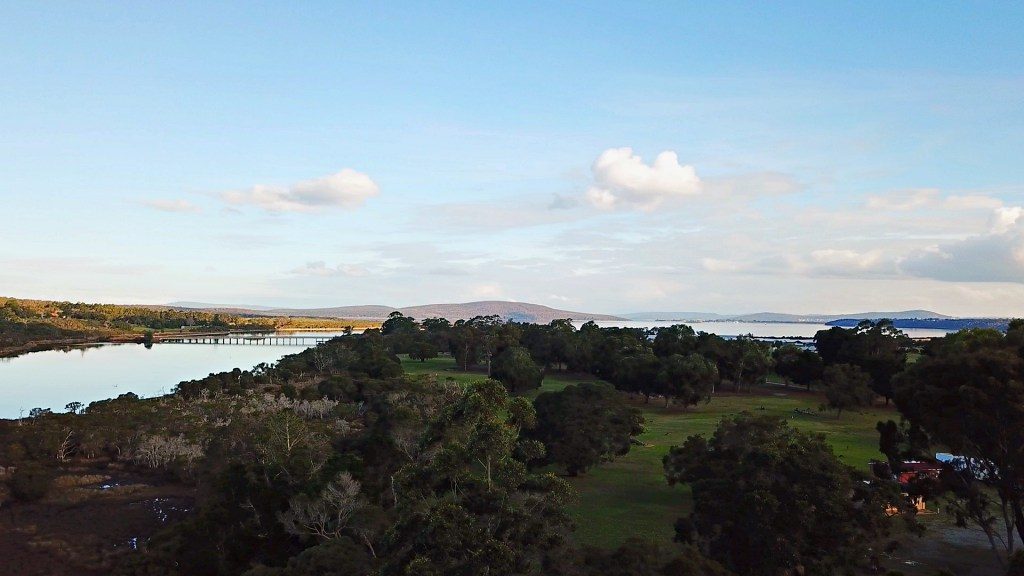 Kalgan River bridge looking towards White Island