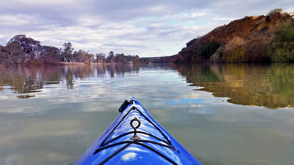 Kayaking the River Murray