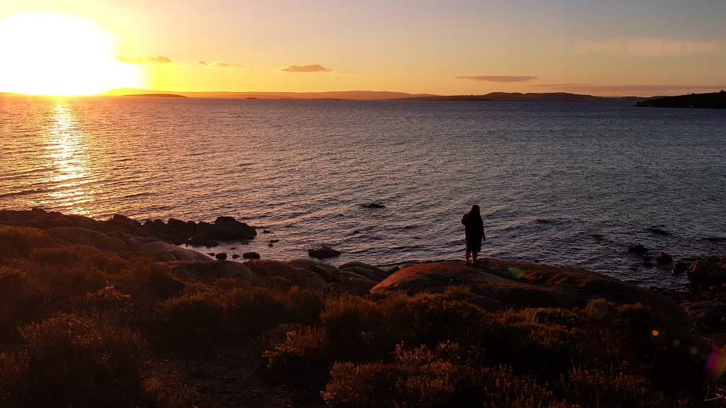 Looking across Boston Island to Port Lincoln