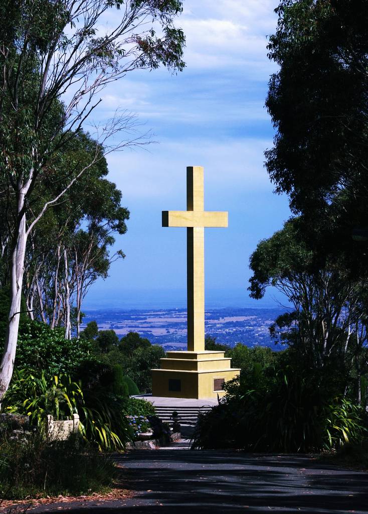 Mount Macedon Memorial Cross in Victoria