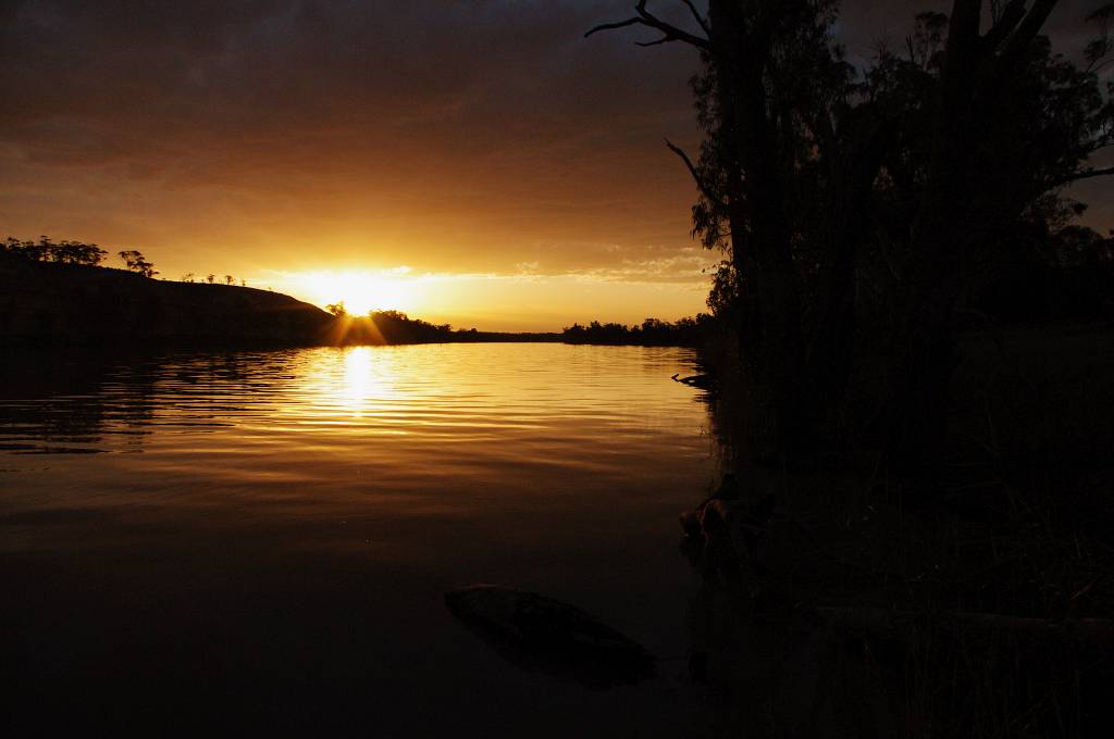 Murray River sunset