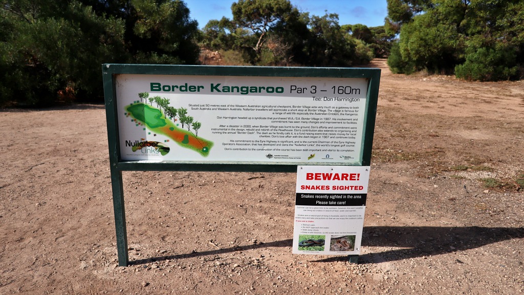 6 Border Kangaroo. Beware of Snakes