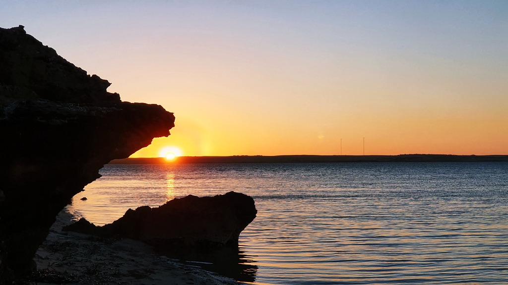 Sunset across Streaky Bay