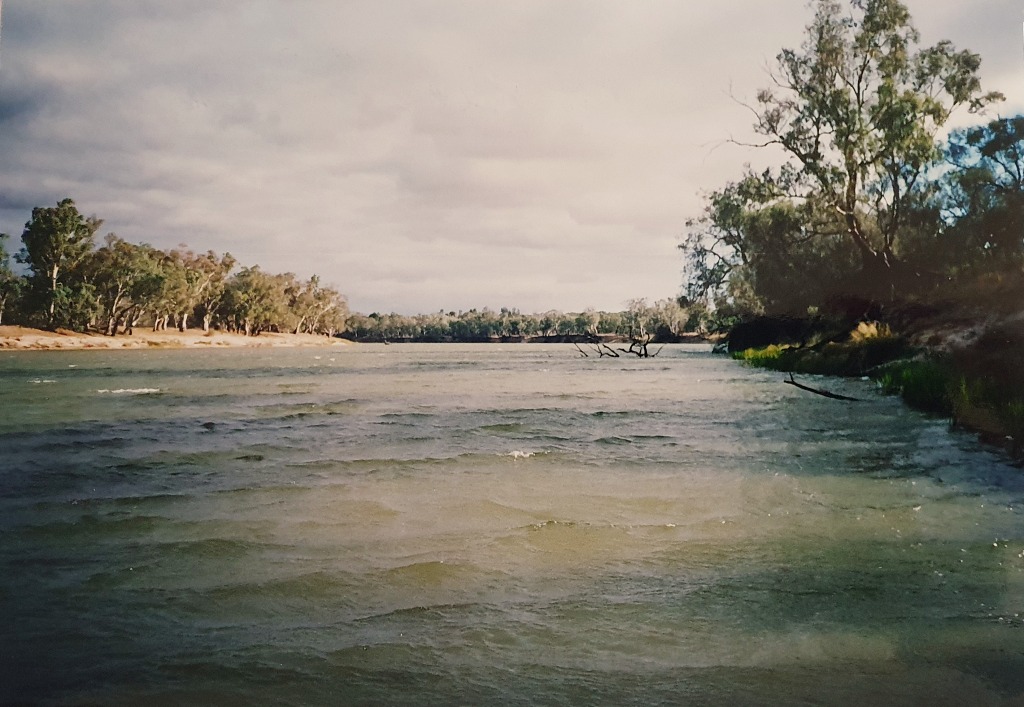 A warm and windy day on the river