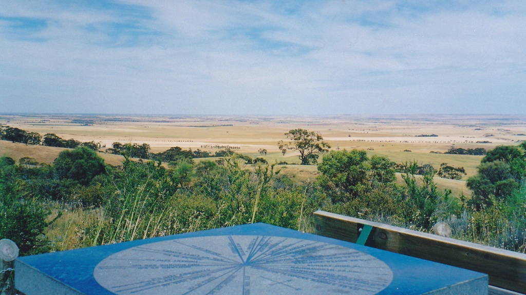 A lookout at the Clare Valley