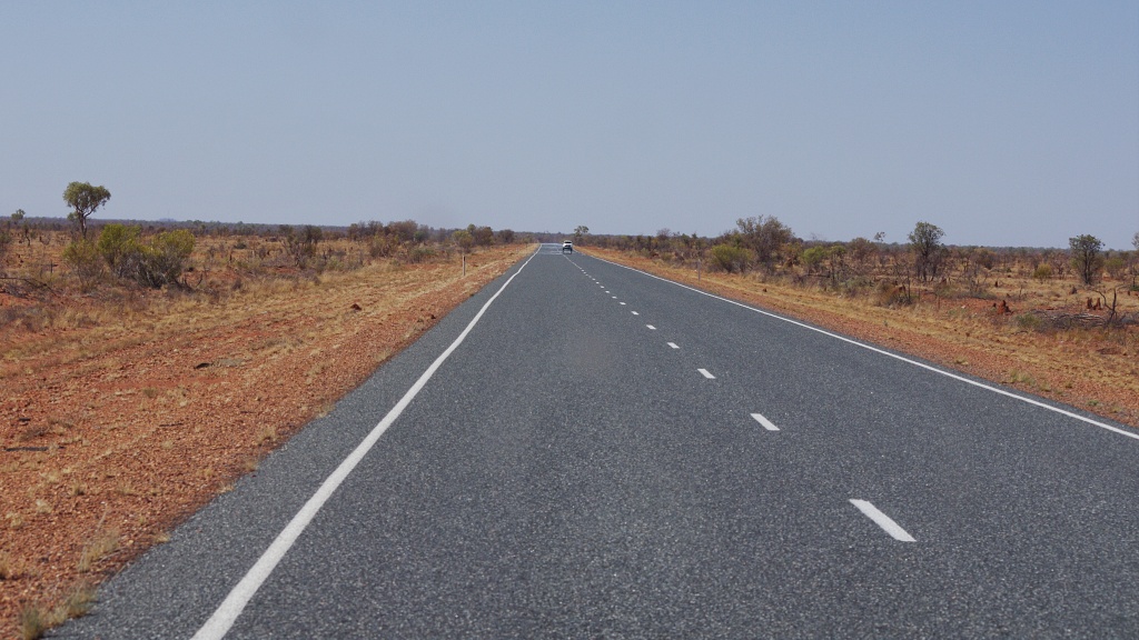 Changing scenery on the way to Alice Springs