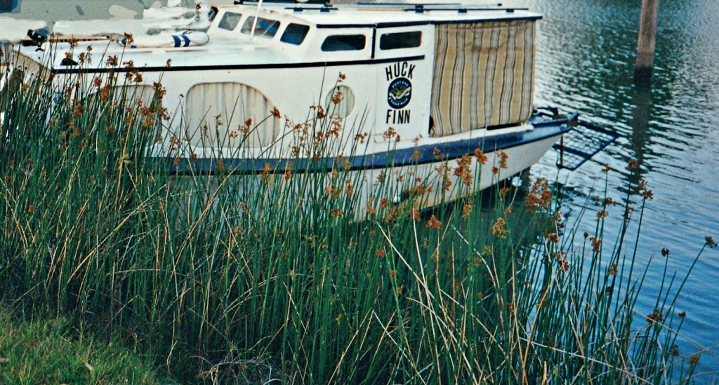 Our boat Huck Finn before any restoration